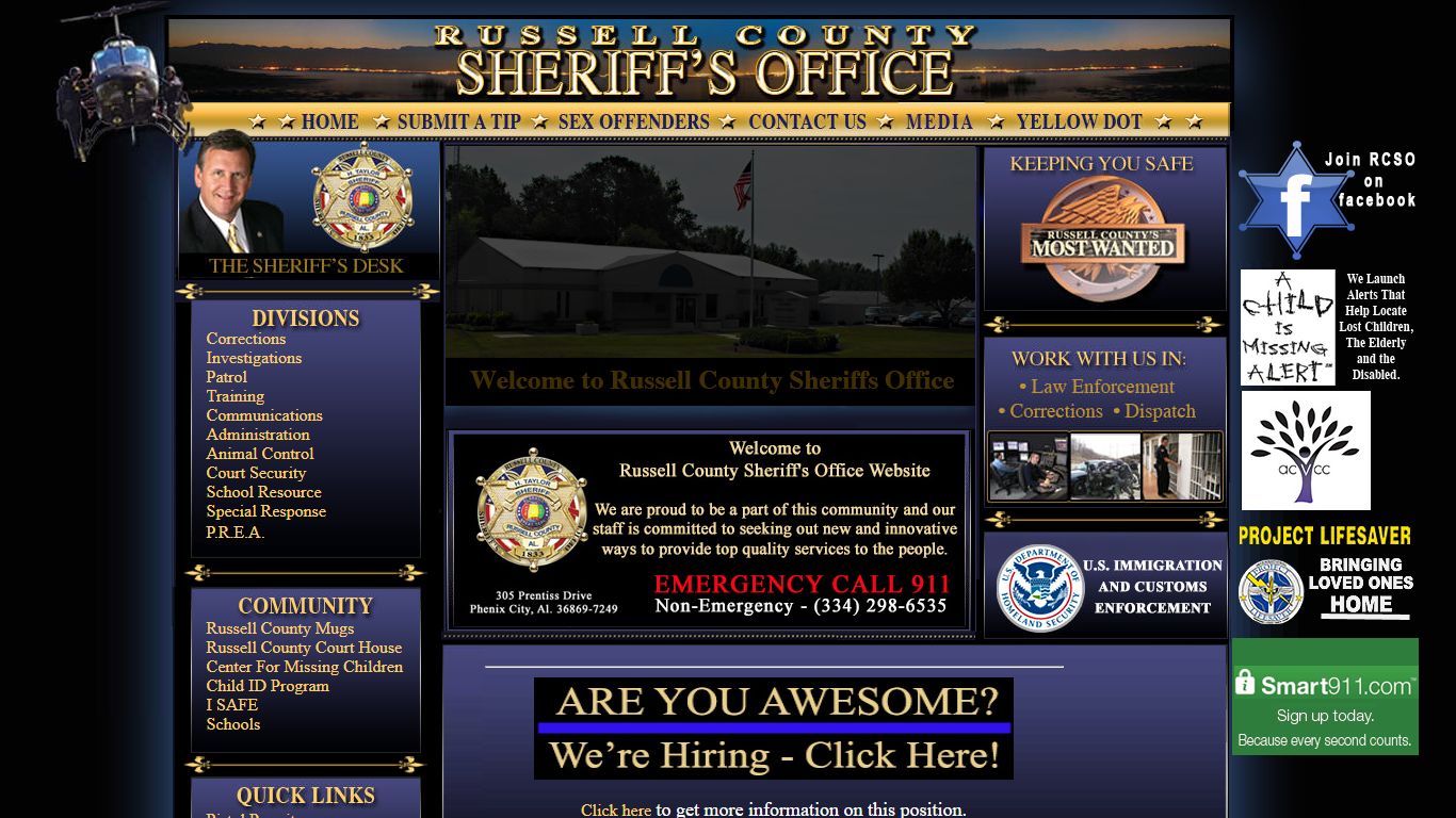 Welcome to RCSO Website
